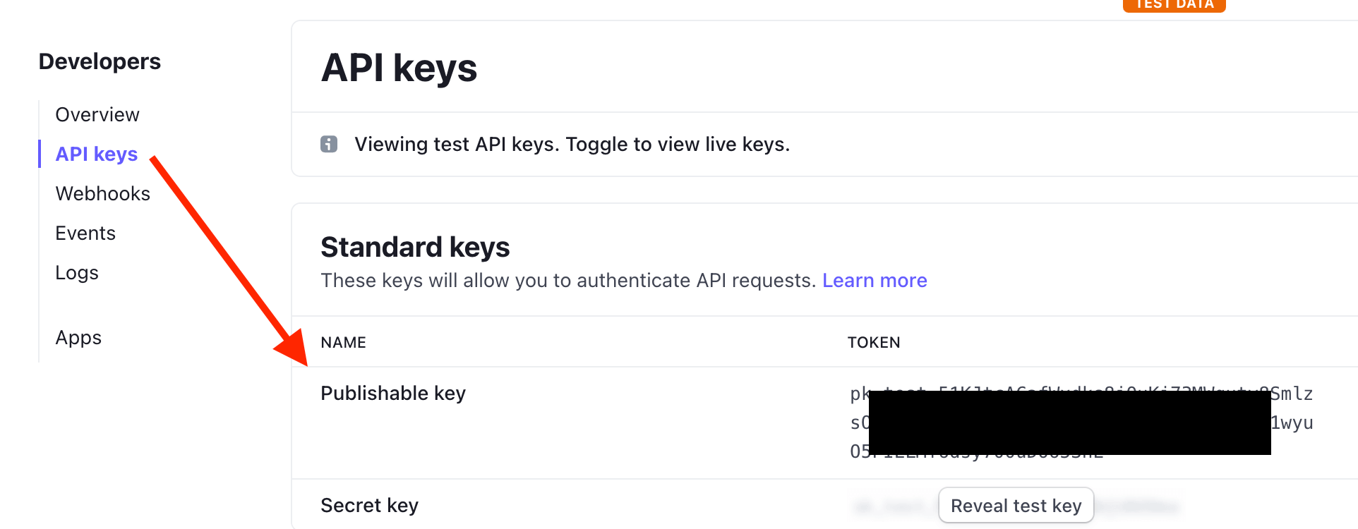 API key