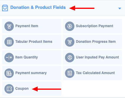 Add coupon field