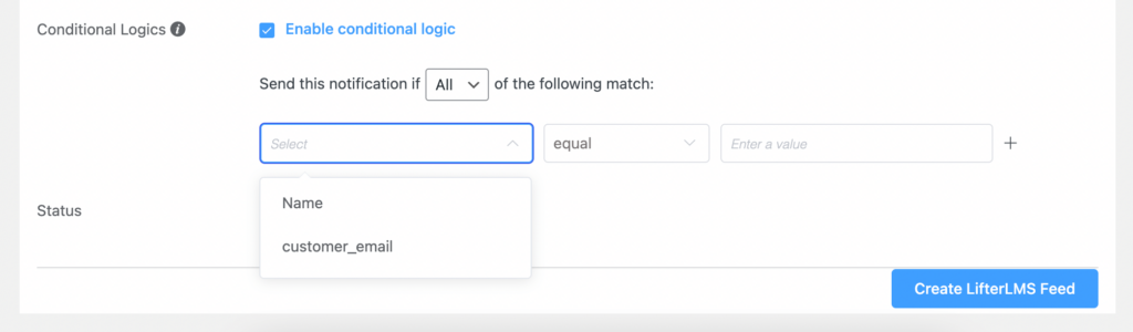 conditional logic - Paymattic