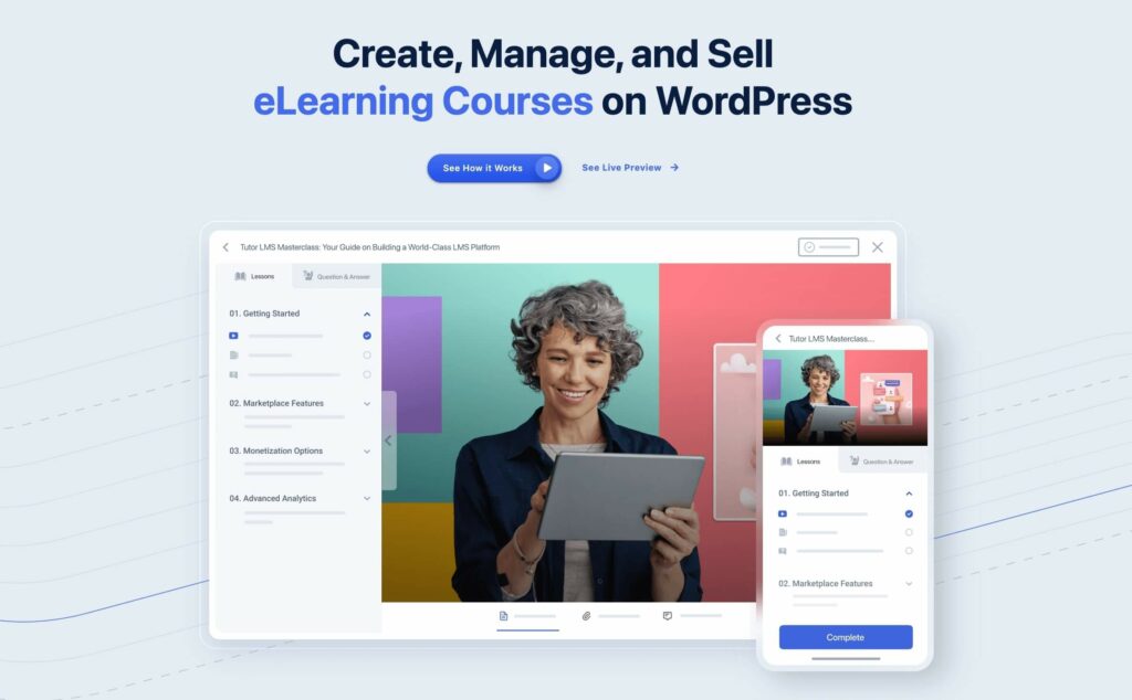 TutorLMS for WordPress