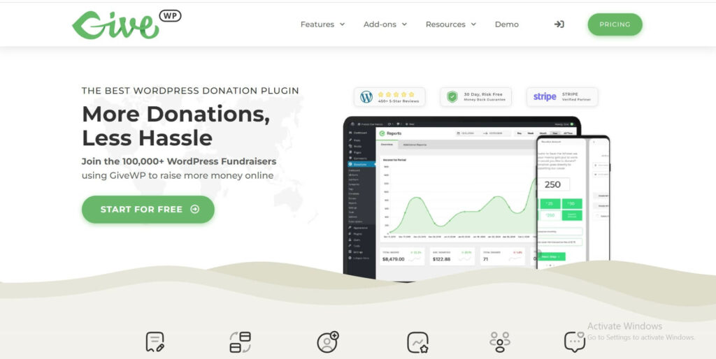 GiveWP – Donation Plugin and Fundraising Platform – WordPress plugin