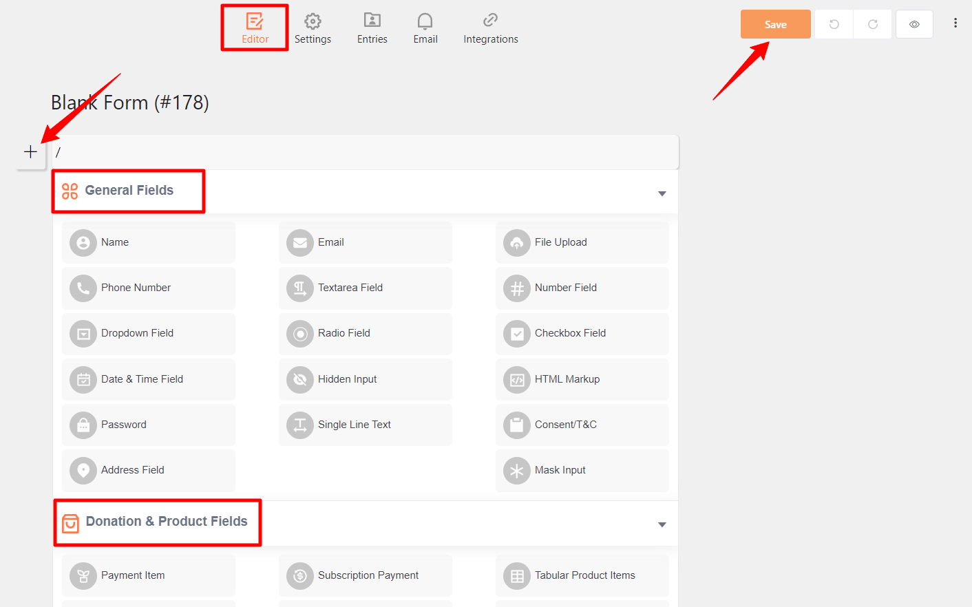 Input Fields