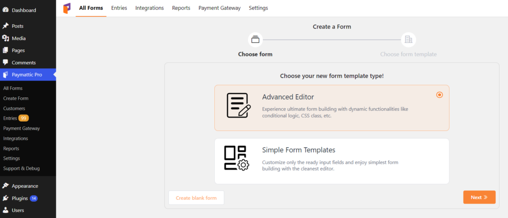 form templates