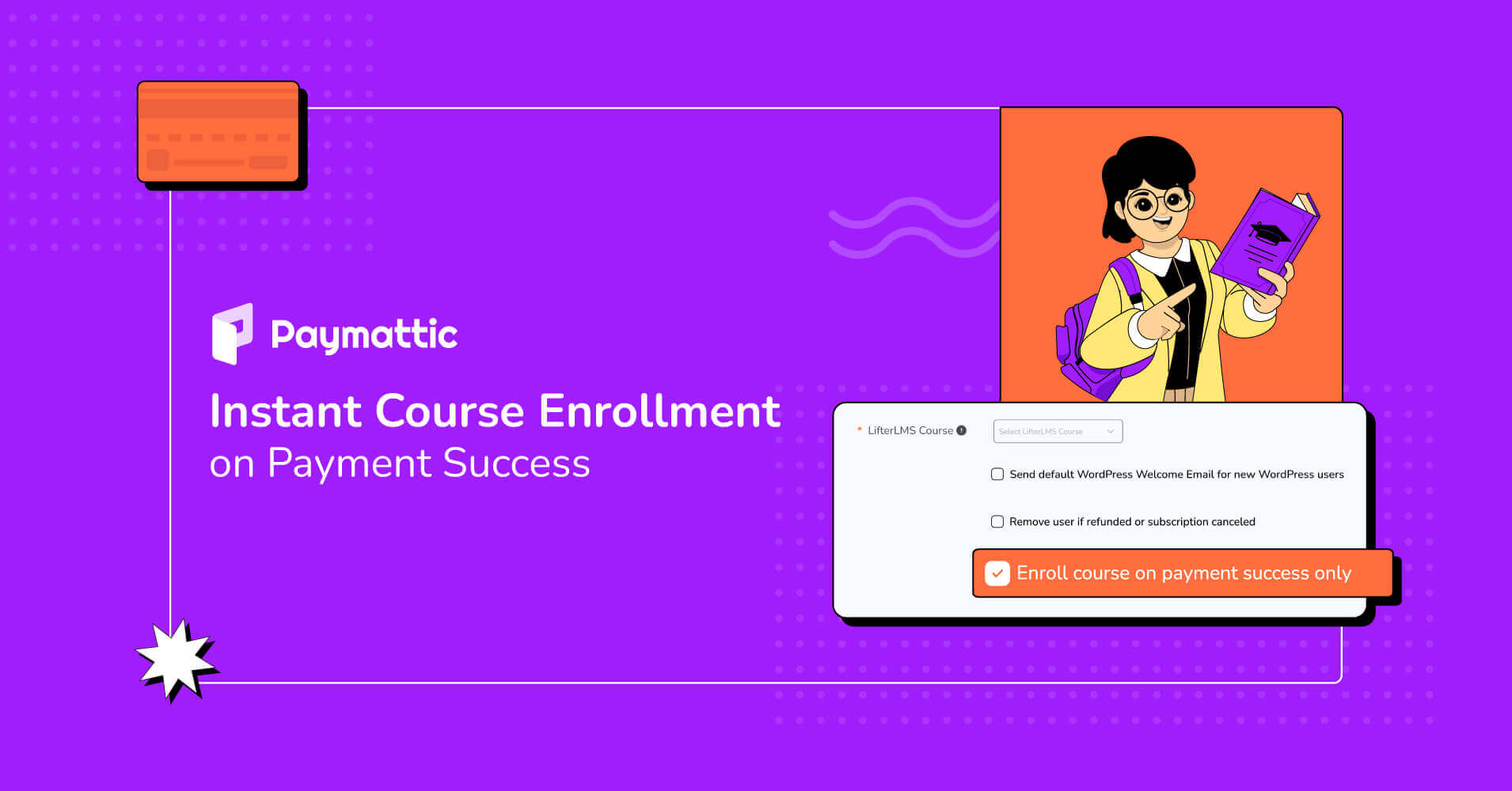enroll course on payment success