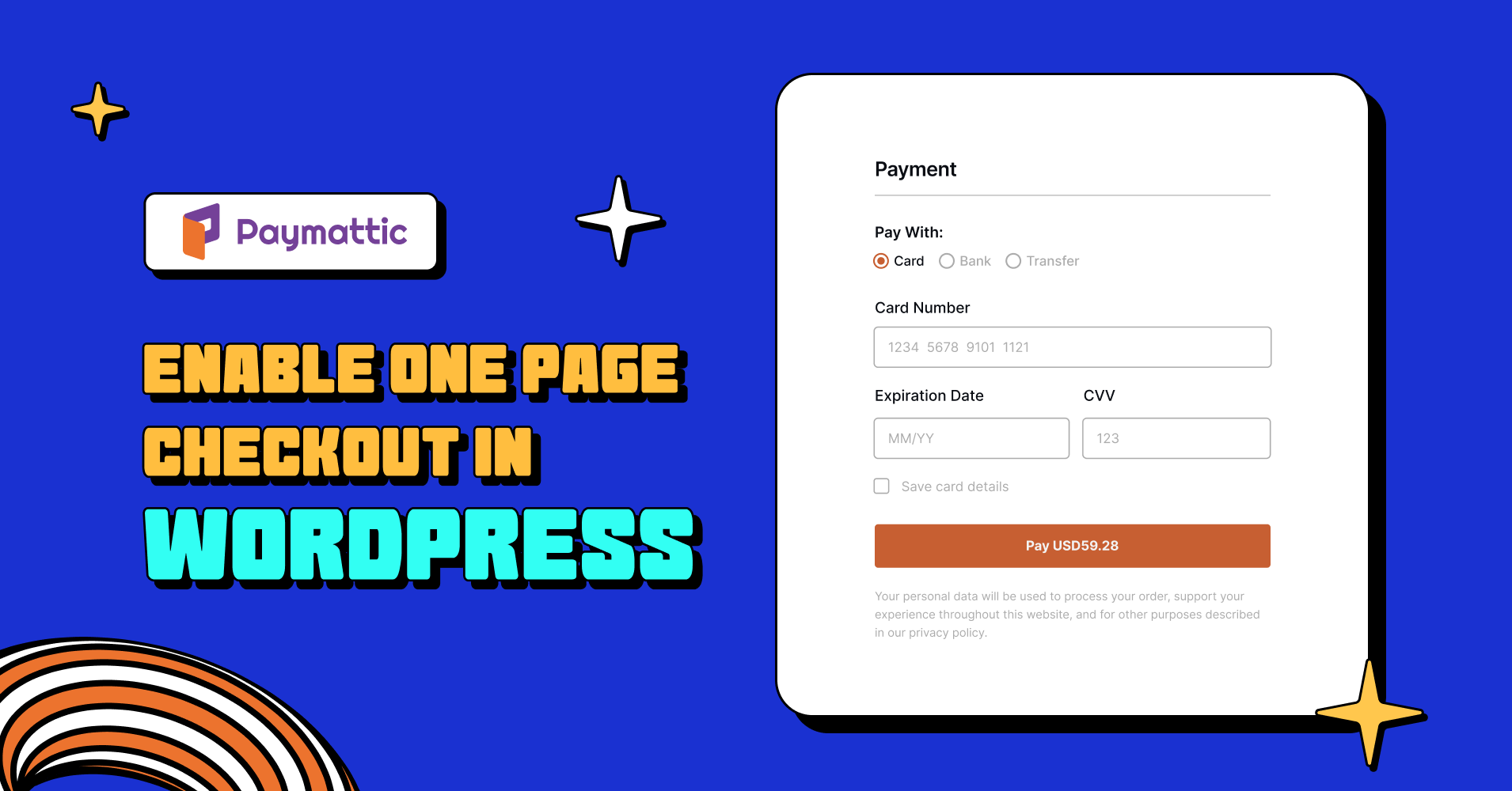 Enable One Page Checkout