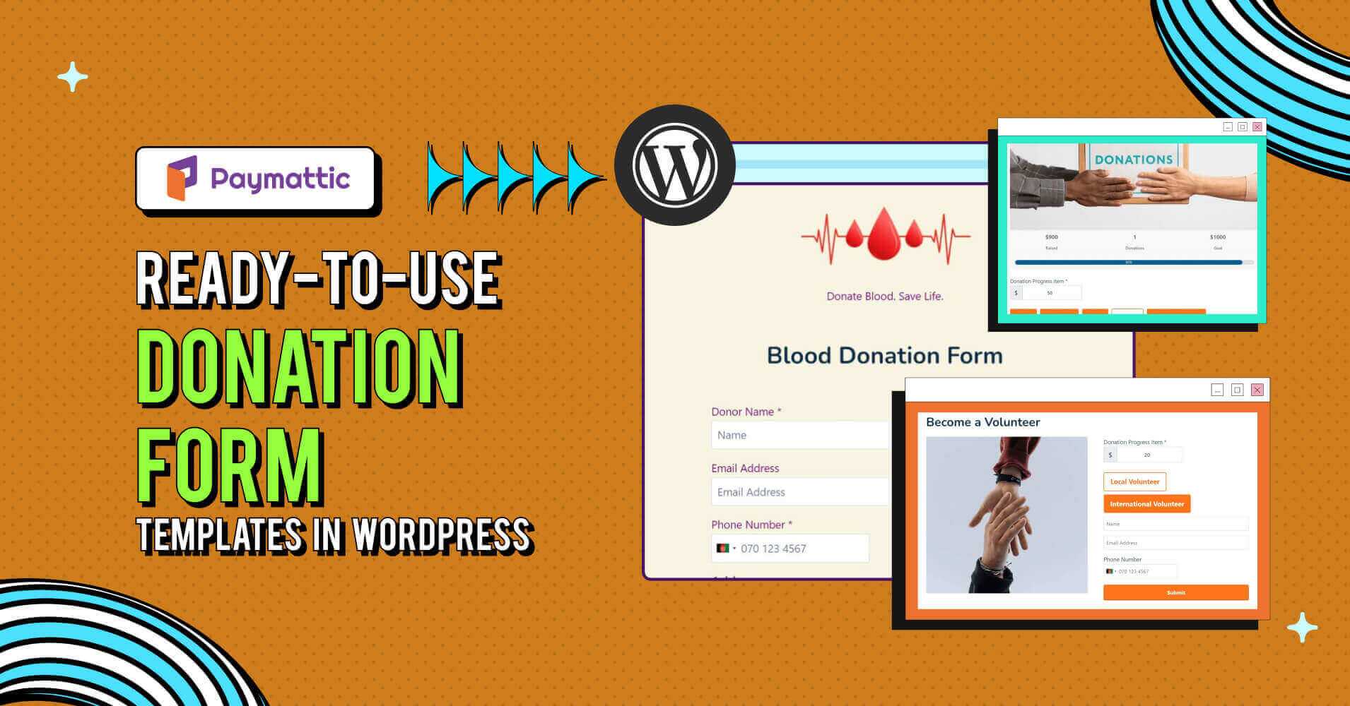 Donation Form Templates in WordPress