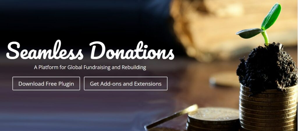 Seamless donation WordPress plugin