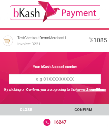 bkash code