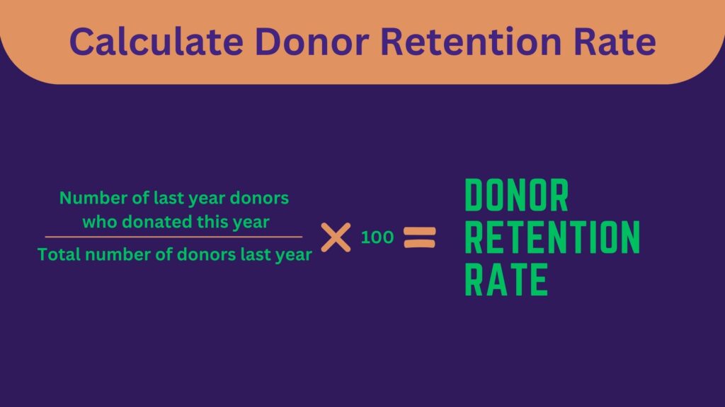 calculating donor retention rate