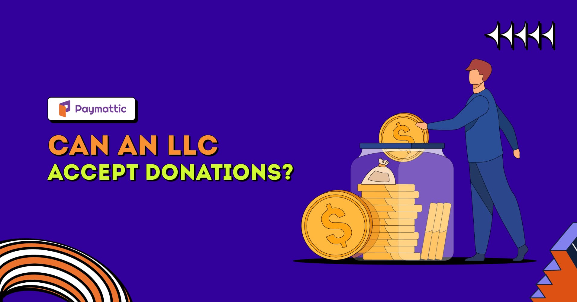 can an llc accept donations