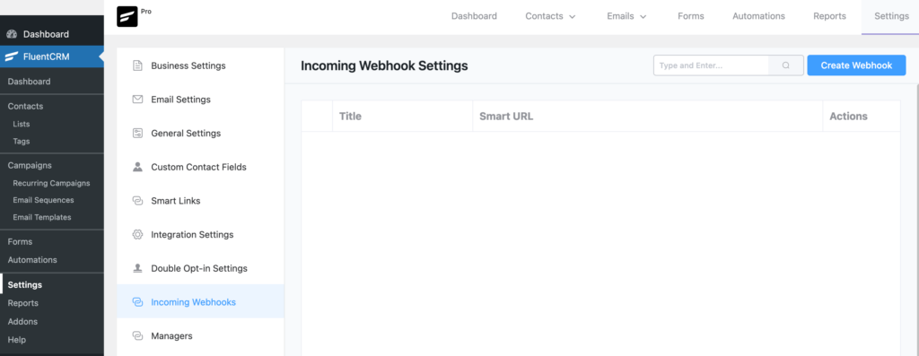 Incoming webhook