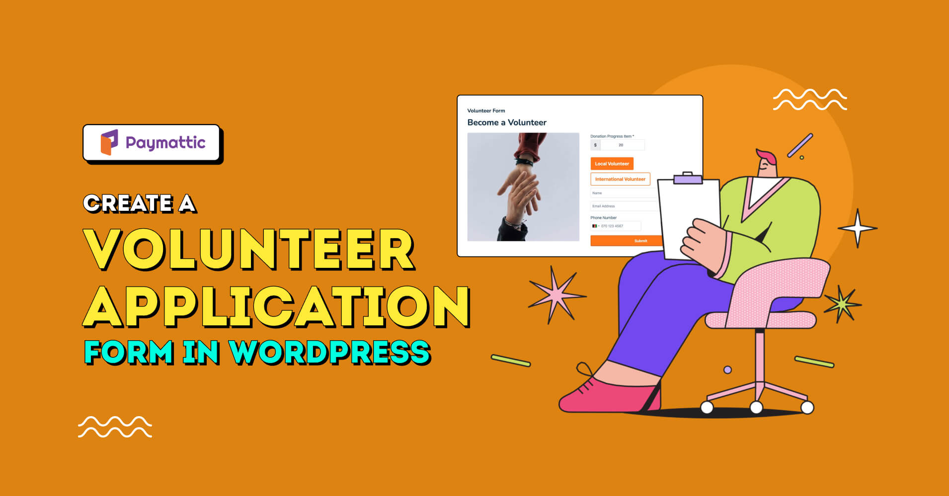 Create a Volunteer Application Form in WordPress