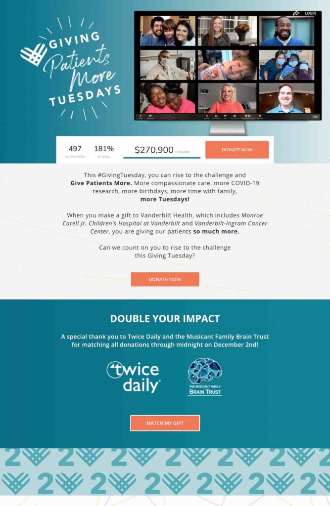 giving tuesday campaign examples