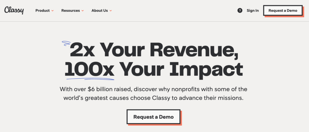 Classy fundraising plugin
