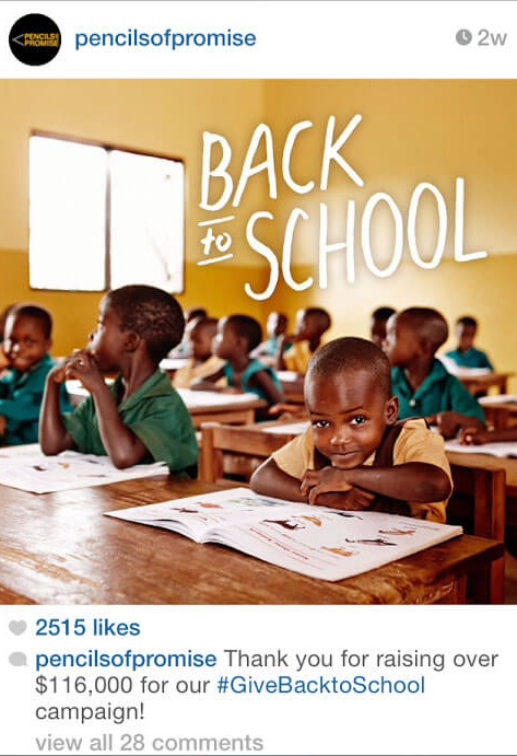 instagram post for donation