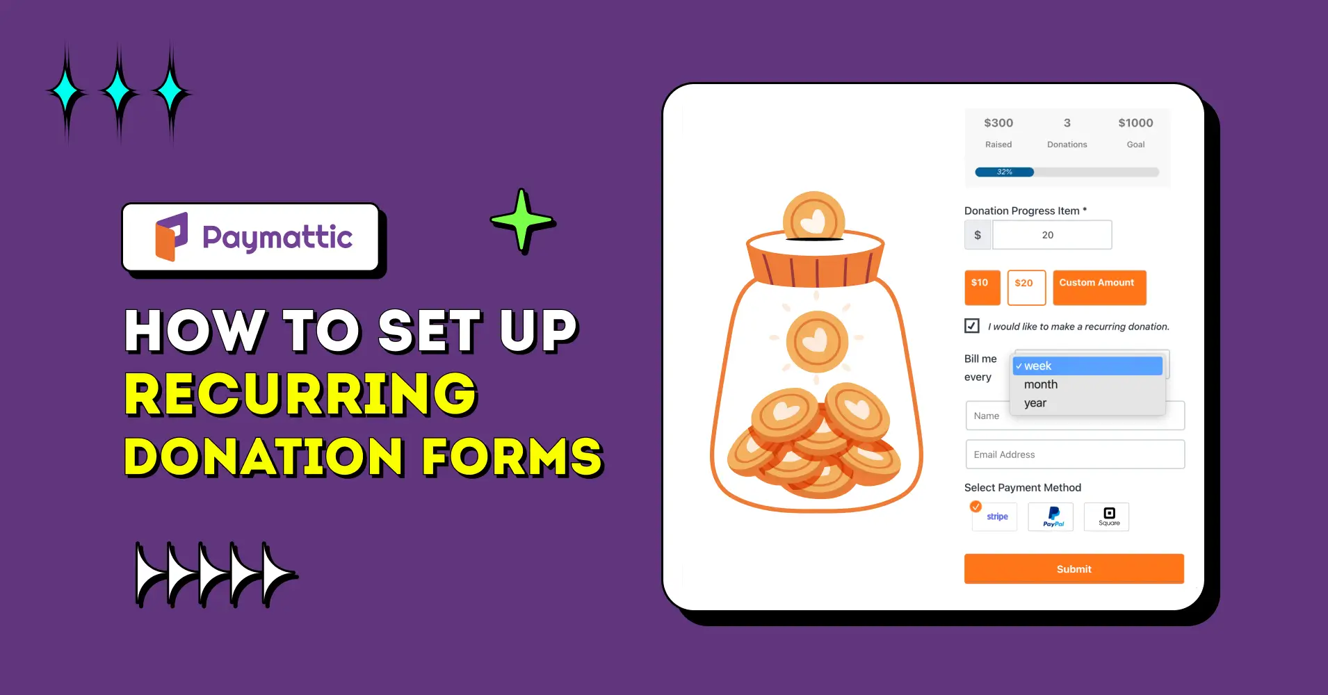 How to Set Up Recurring Donation Forms