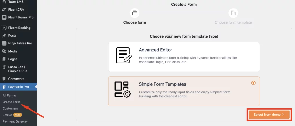 simple recurring donation form template