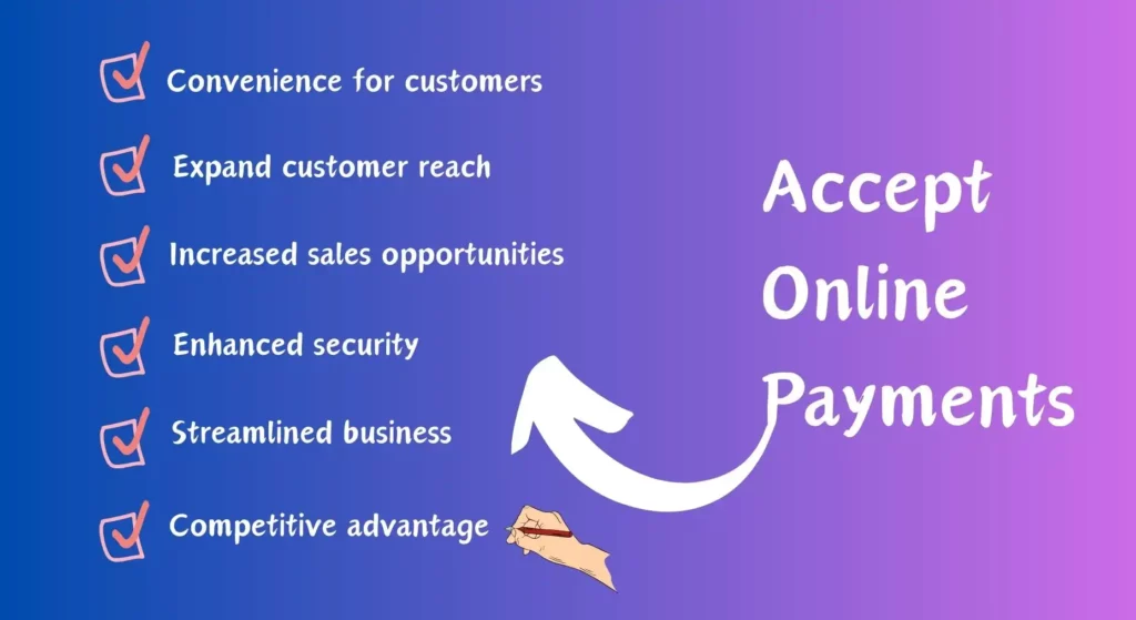 benefits of accepting online payments