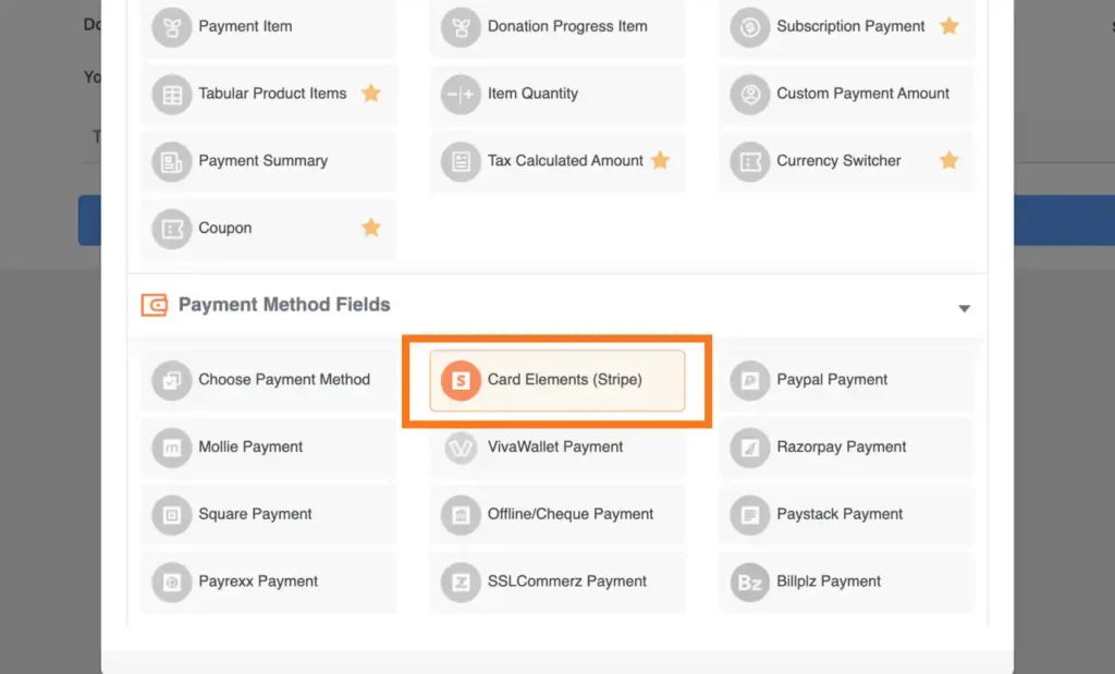 Paymattic plugin card elements