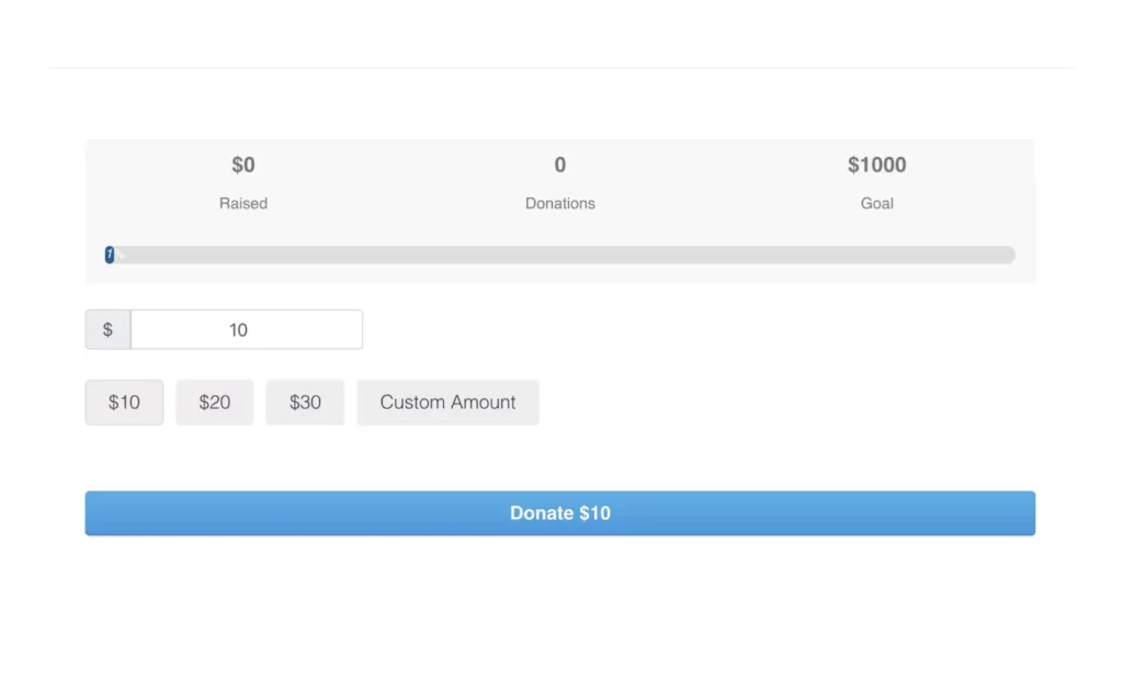 Paymattic plugin donation buttons