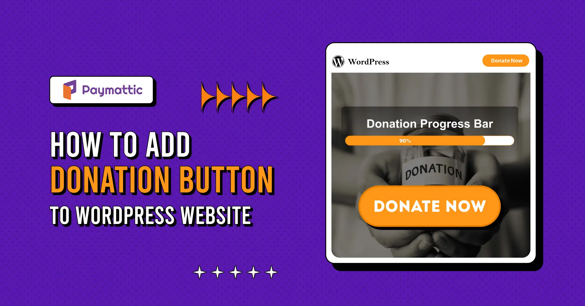 How To Add Donation Button To WordPress Website?