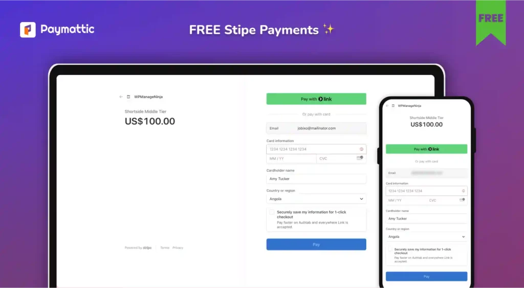 stripe payments