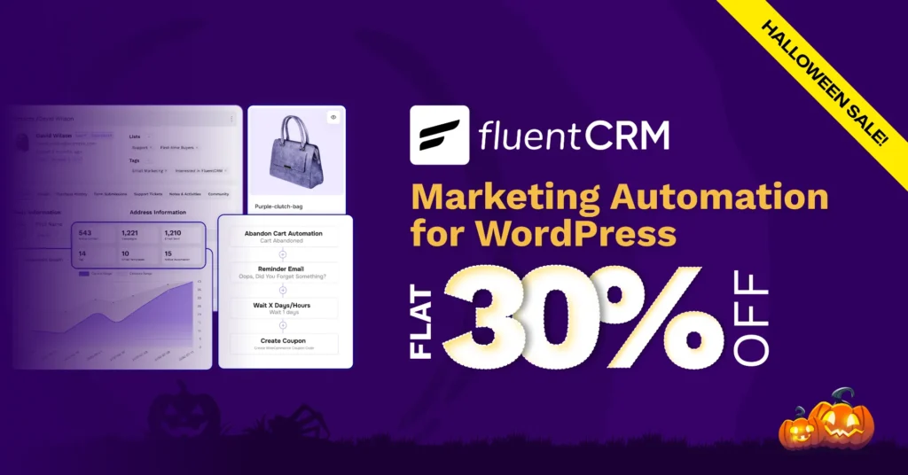 fluentcrm halloween deal 2026