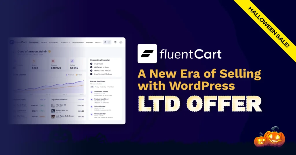 fluentcart halloween discount