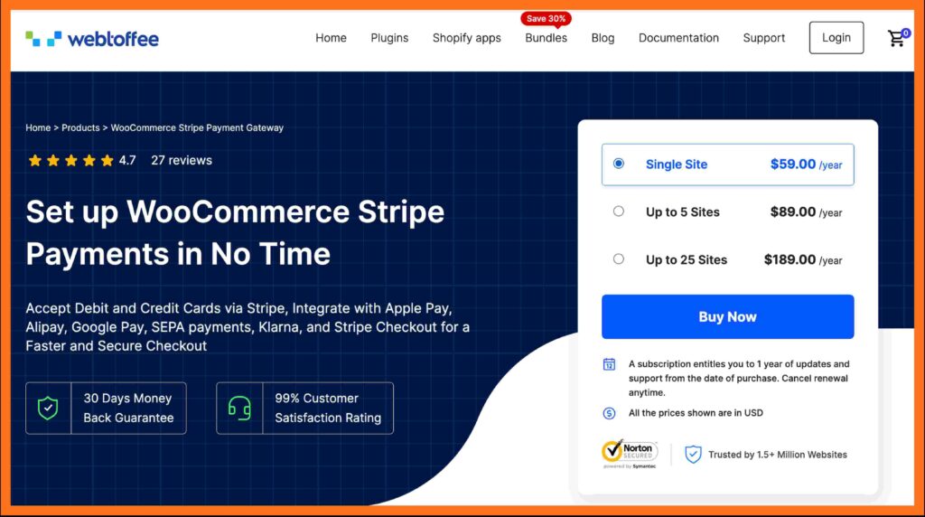 Stripe Payment Plugin for WooCommerce