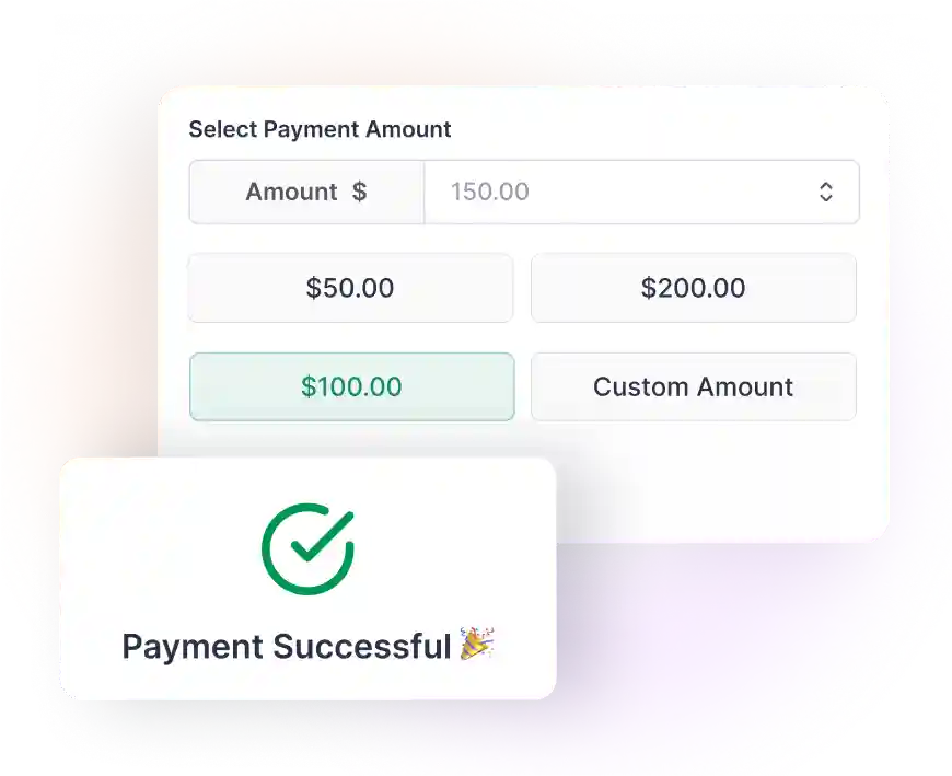 No Payment Processing Fees