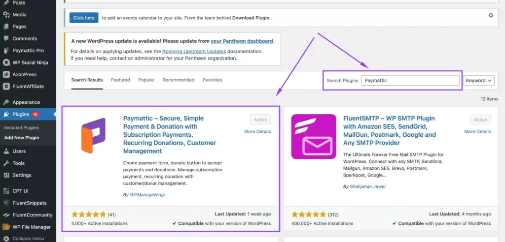 payment gateway integration wordpress