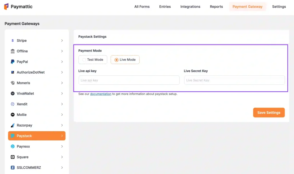 Paystack payment gateway integration in WordPress