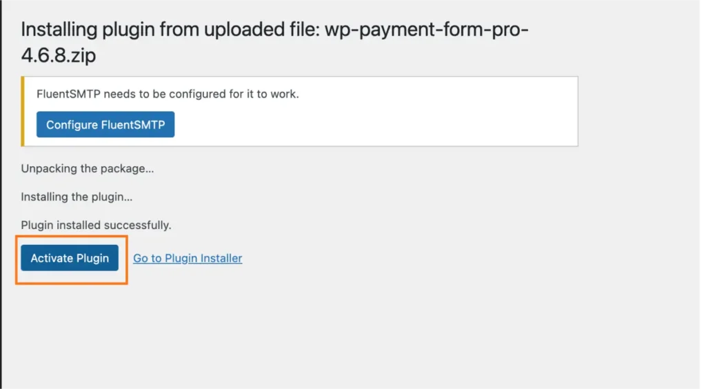 Paymattic plugin activation Paymattic plugin activation
