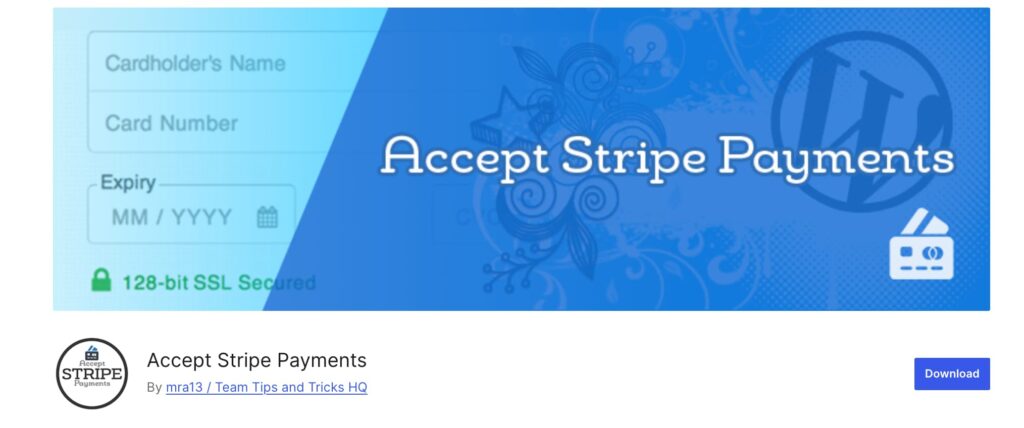 Accept stripe payments