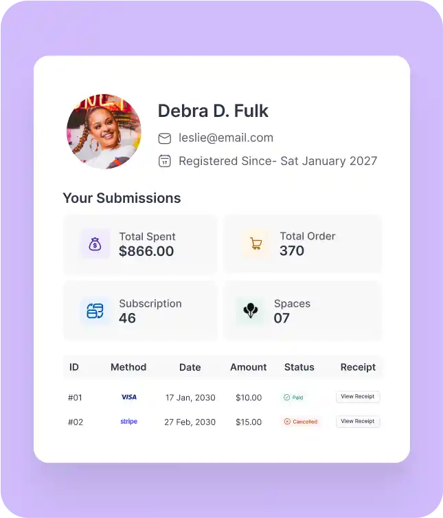 Customer Dashboard