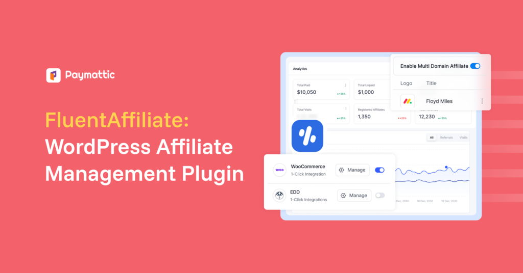 FluentAffiliate WordPress Affiliate Management Plugin