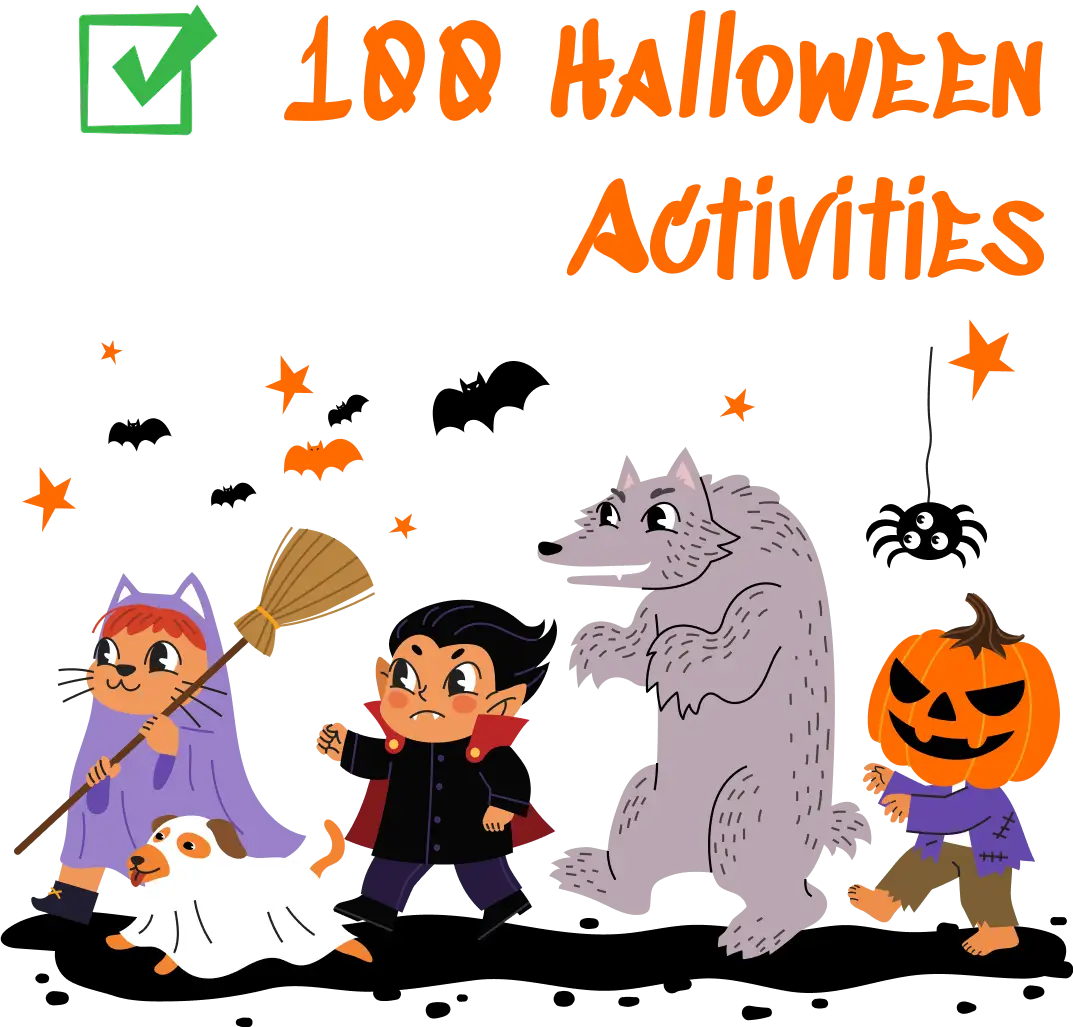 100 halloween activities checklist email