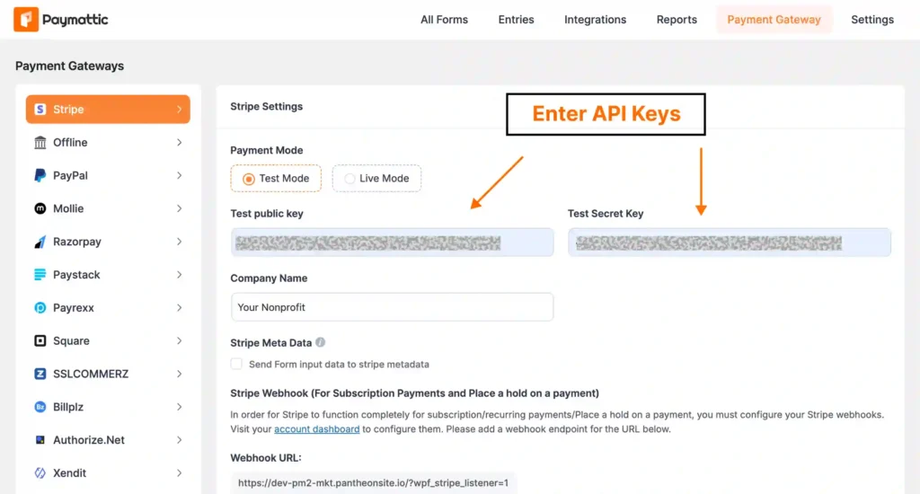 connect payment gateways