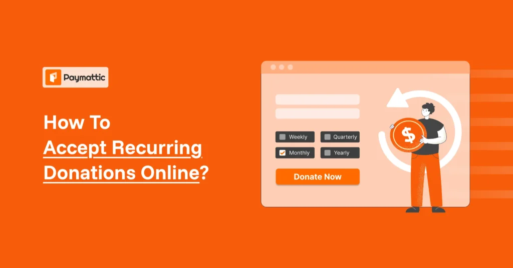 how to accept recurring donations online