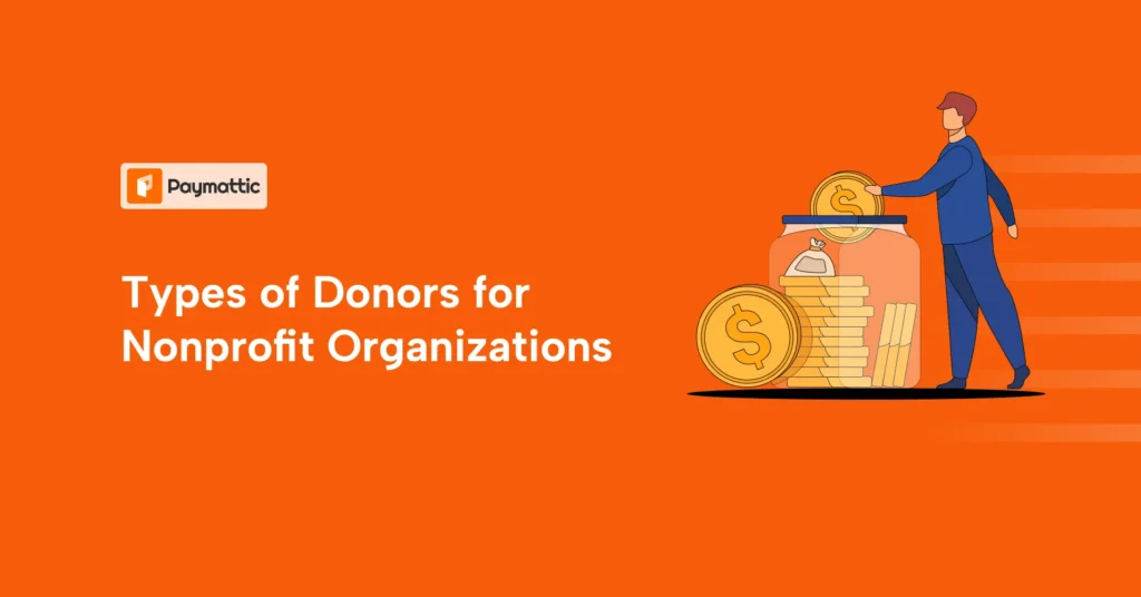 types of donors for nonprofit organizations