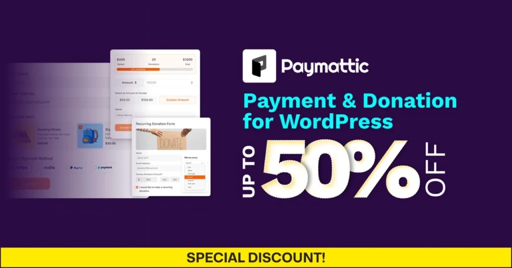 paymattic special discount