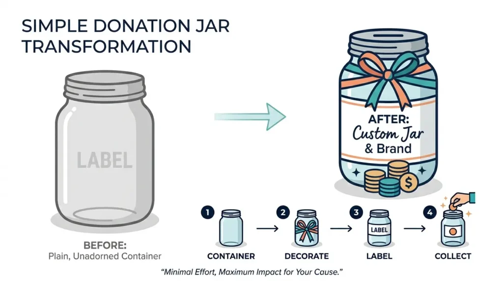 diy donation jar ideas