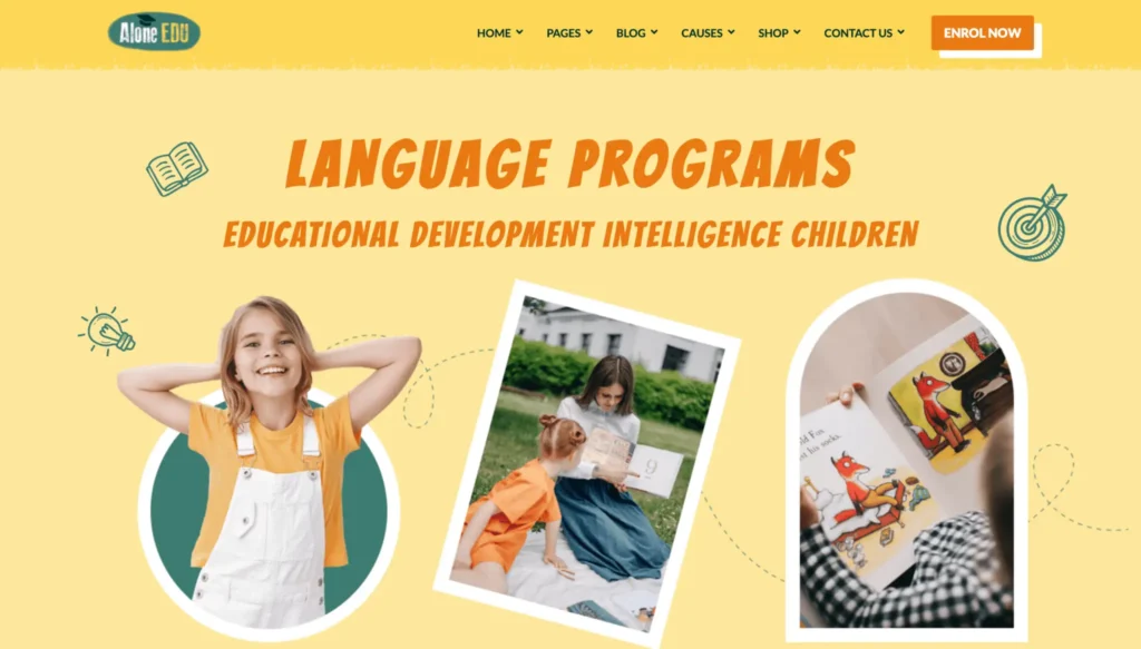 alone charity wordpress theme
