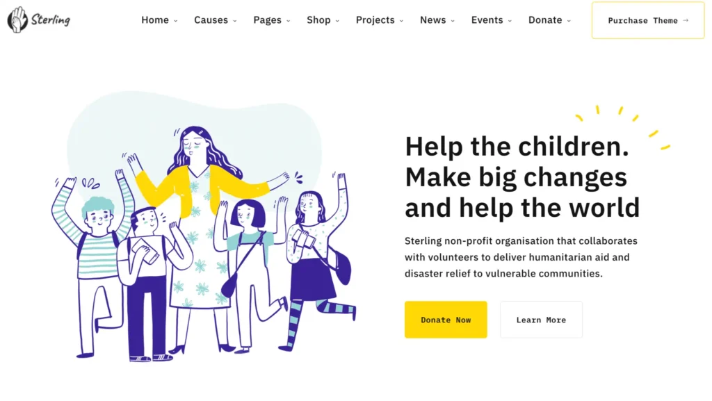 sterling charity donations wordpress theme 2048x1153