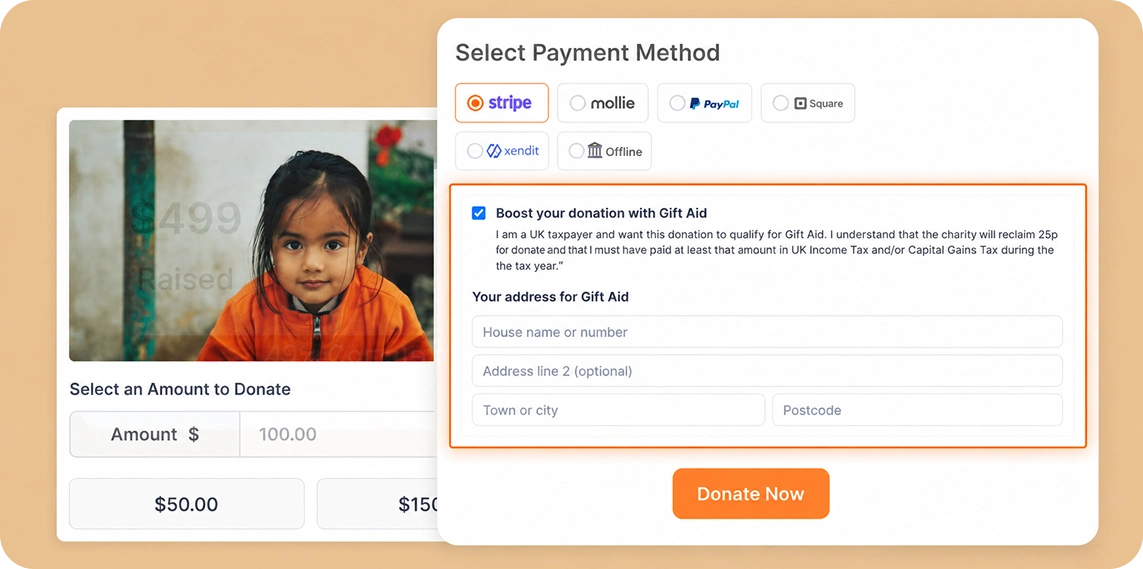 gift aid.