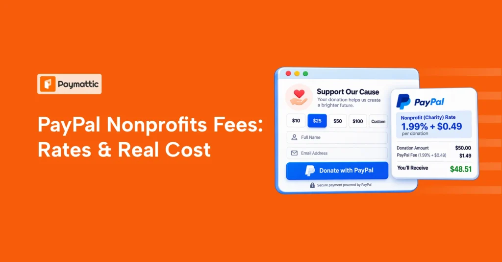 paypal nonprofits fees rates & real cost